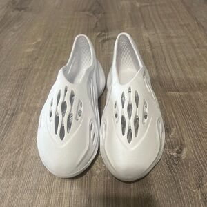 Yeezy White Slip-On Loafers